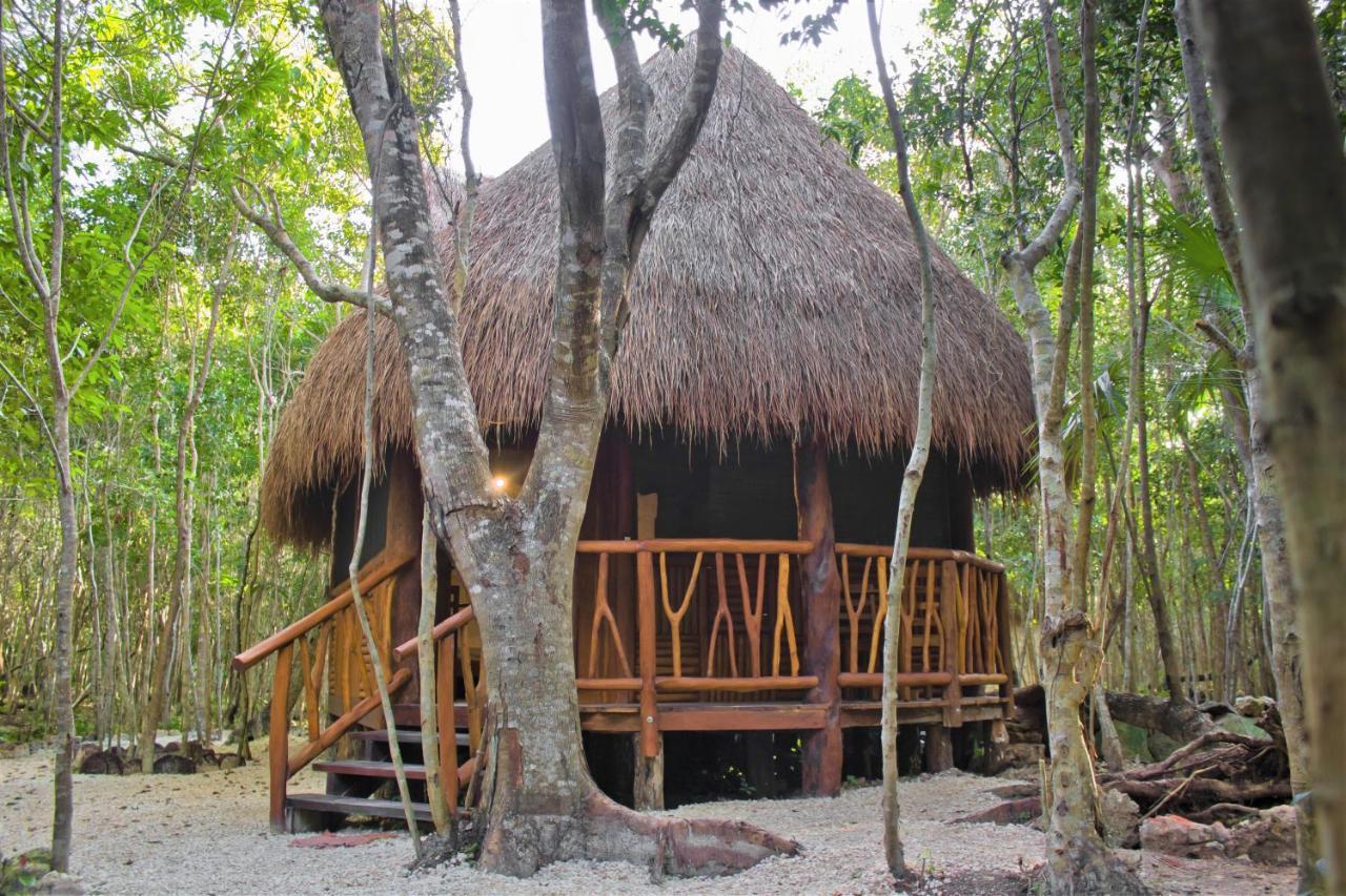 פוארטו מורלוס Aldea Maya-Ha Cabanas Con Cenotes מראה חיצוני תמונה