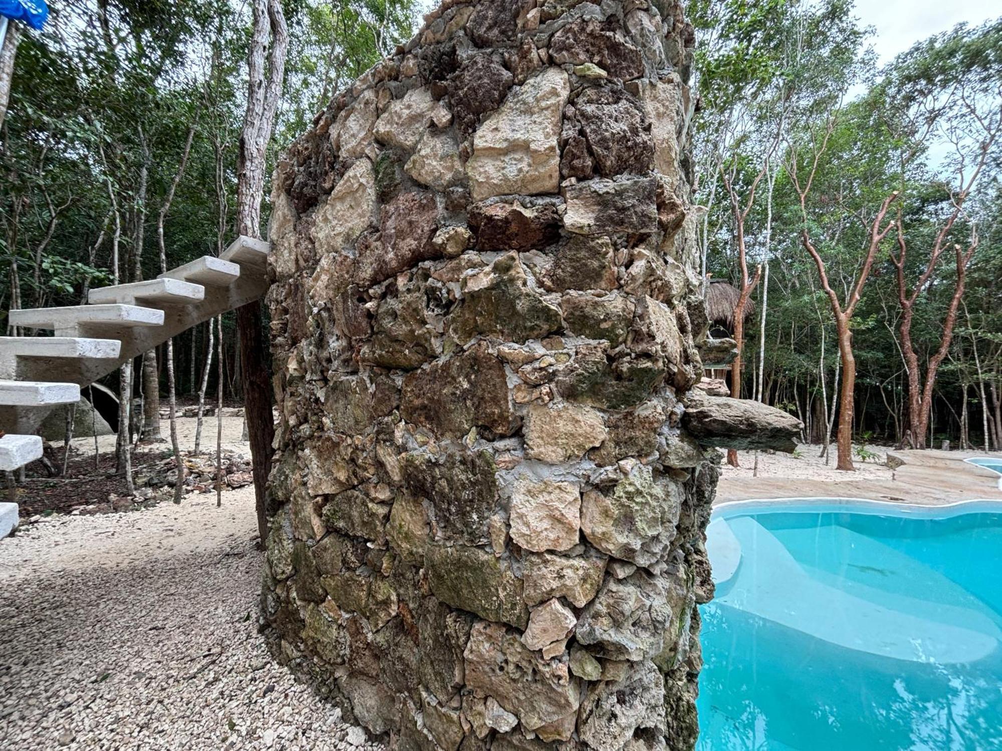 פוארטו מורלוס Aldea Maya-Ha Cabanas Con Cenotes מראה חיצוני תמונה